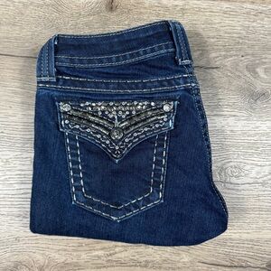 Women’s Miss Me Blue Jeans JES489T3R Straight size 27